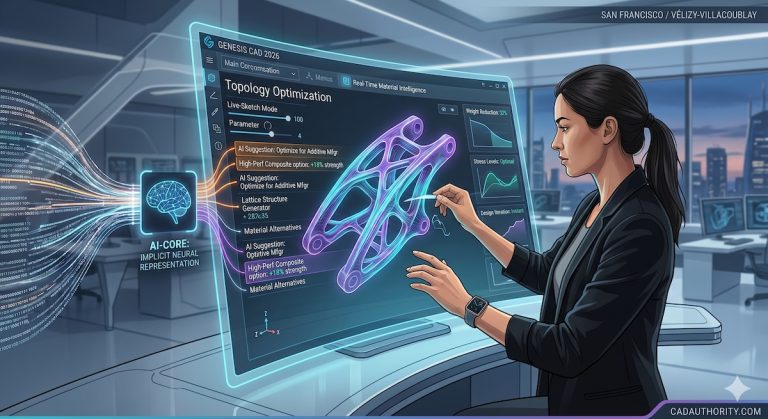 AI-Driven Design Revolution: Real-Time Topology Optimization Enters Mainstream CAD Workflows